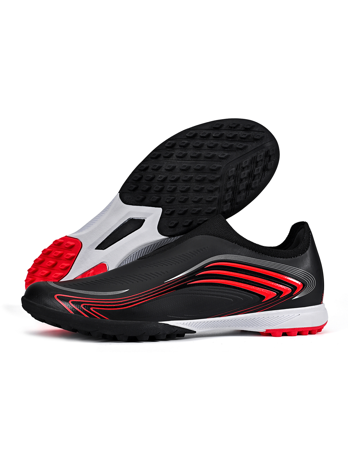 8848S-Stock Slip-on Turf Football Boots, Size 32-45 — 6