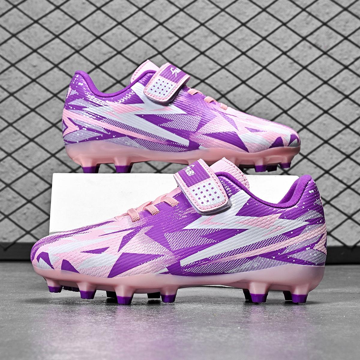 2208C-PU Upper Long Stud Soccer Cleats for Kids Sizes 26-38 — 3