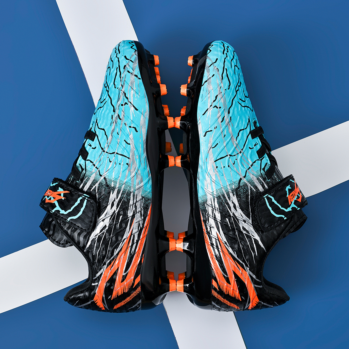 2210C-PU Upper Long Stud Soccer Cleats for Kids Sizes 26-38 — 14