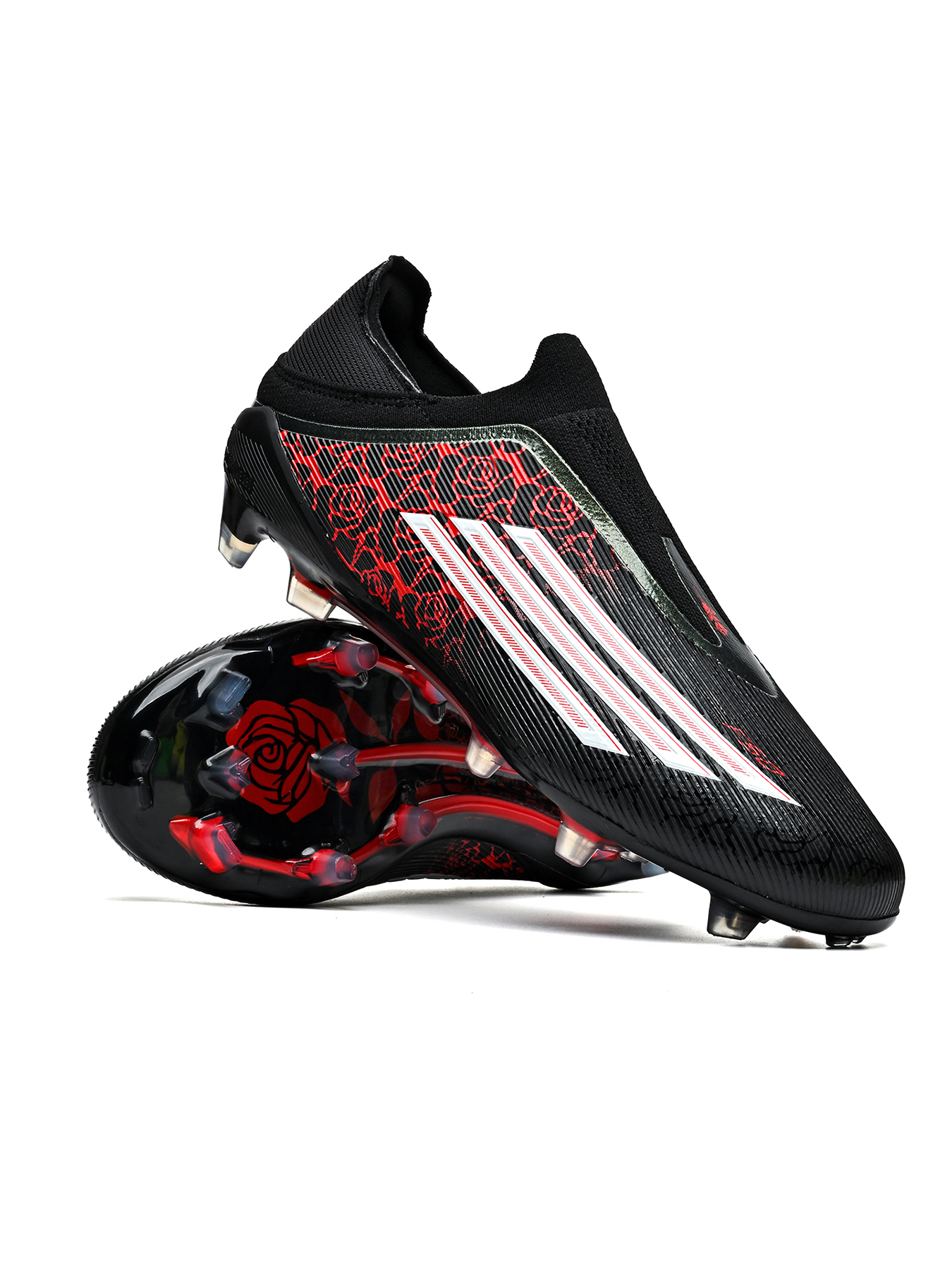 8553C-Stock Slip-on Long Stud Football Boots, Size 33-45 — 8