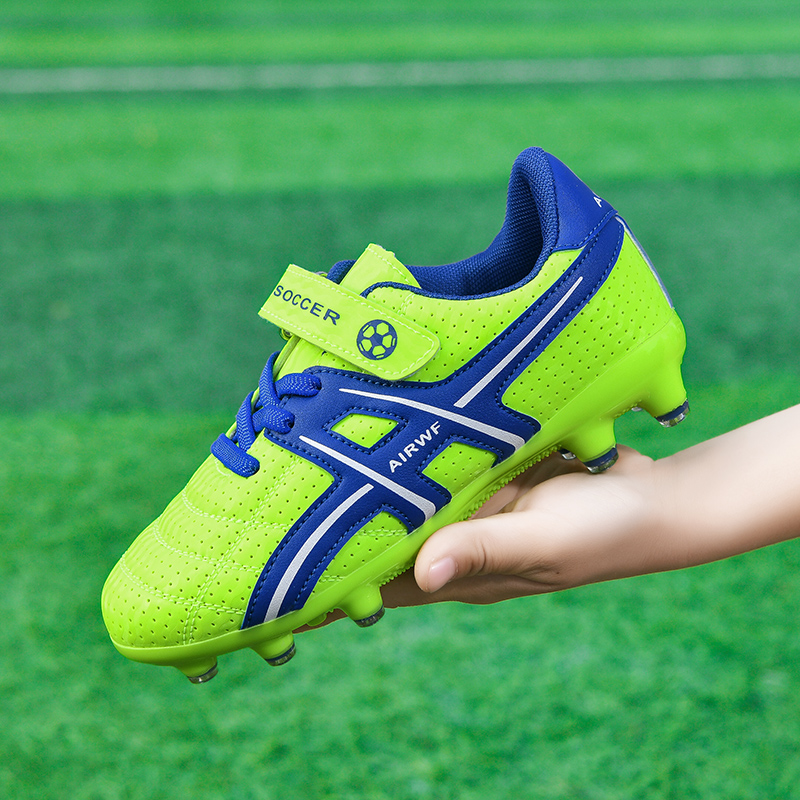 3368C-Lace-Up Low-Cut Long Stud Soccer Cleats Sizes 28-39 — 2