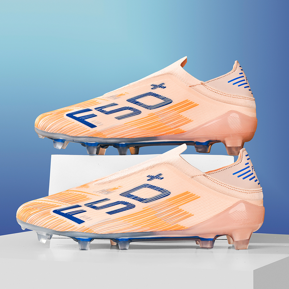 1805C-TPU Seamless Upper Long Stud Soccer Shoes Football Cleats Sizes 32-45 — 6