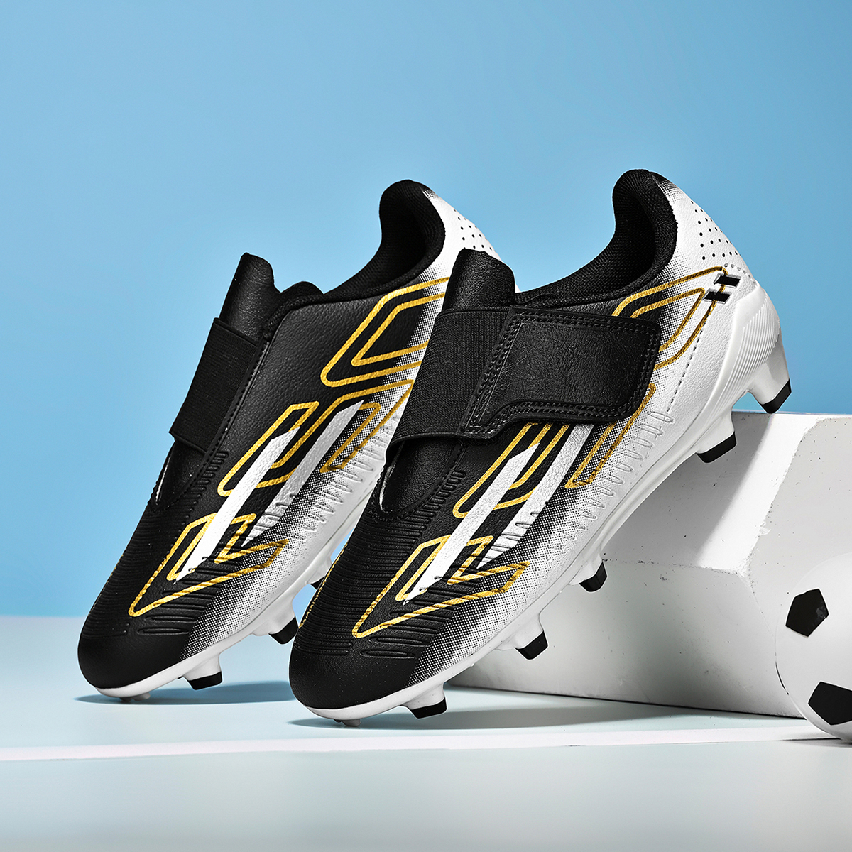 1803C-PU Upper Long-Stud Football Boots, Sizes 35–45 — 5