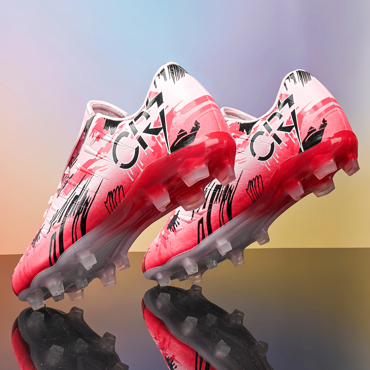 S-0377C-Stock Fold-Over Tongue FG Football Shoes — 6