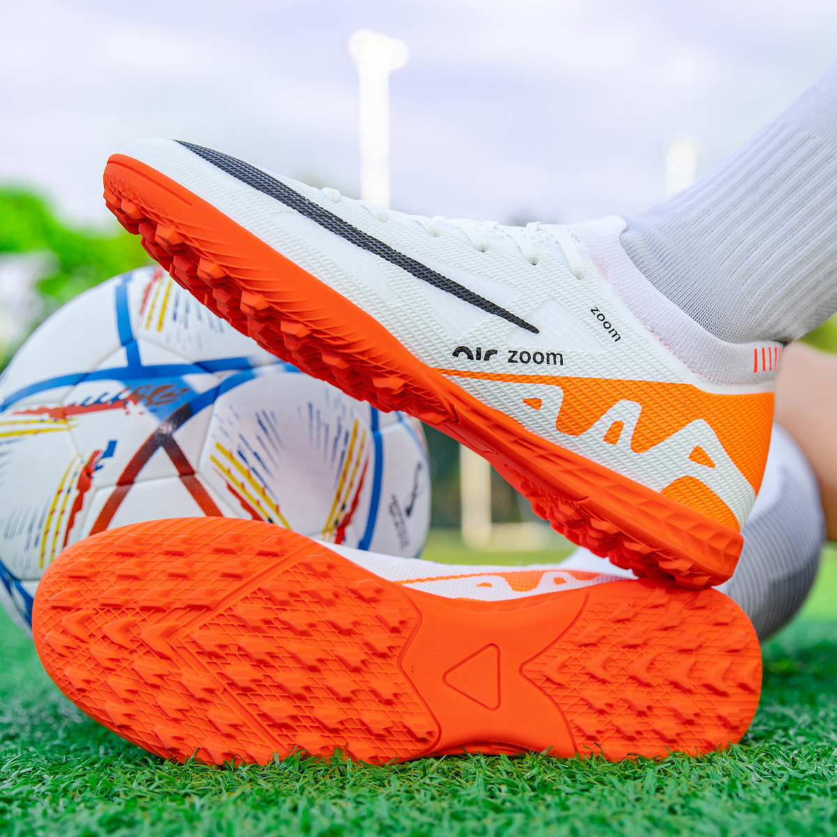 198S-TPU Seamless Turf Soccer Shoes Sizes 31-47 — 8