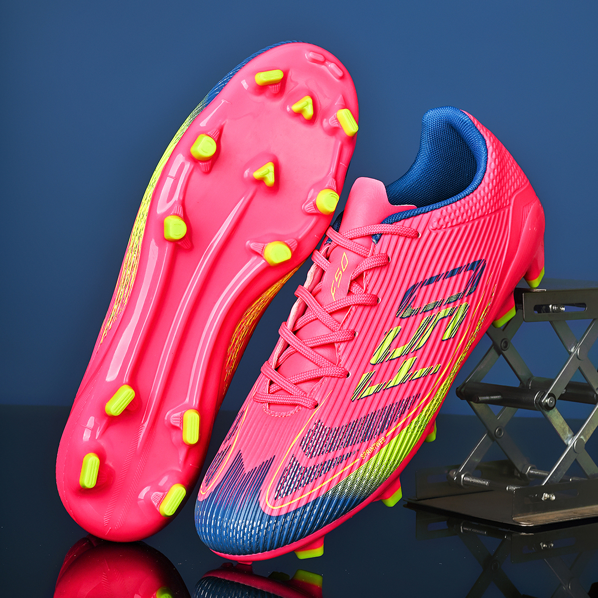 JDQ-002C-Stock Lace-up Firm Ground Football Shoes,EU Sizes 35-45 — 13