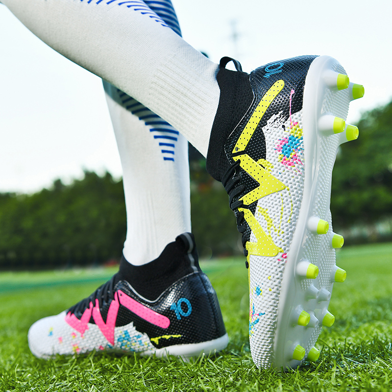 99KC-Stock High Top Football Shoes,EU Sizes 35-45 — 1