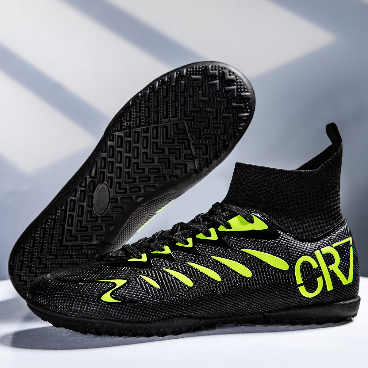 7001S-Stock High Top TF Football Shoes,EU Sizes 38-45 — 15