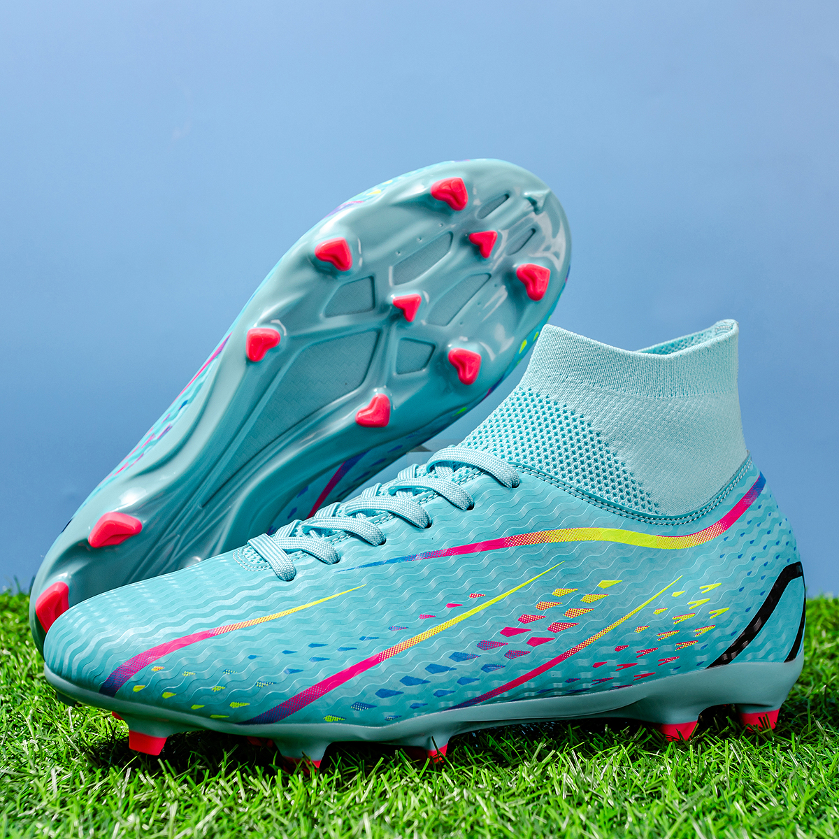 8070C-Stock Lace-up FG Football Shoes,EU Sizes 38-45 — 9