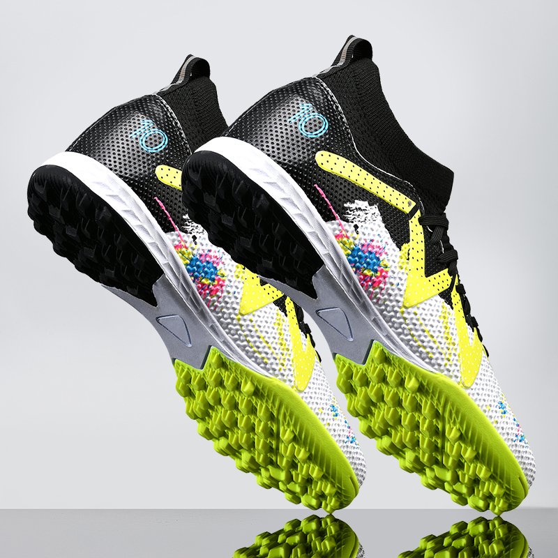 99KS-Stock High Top TF Football Shoes,EU Sizes 35-45 — 2