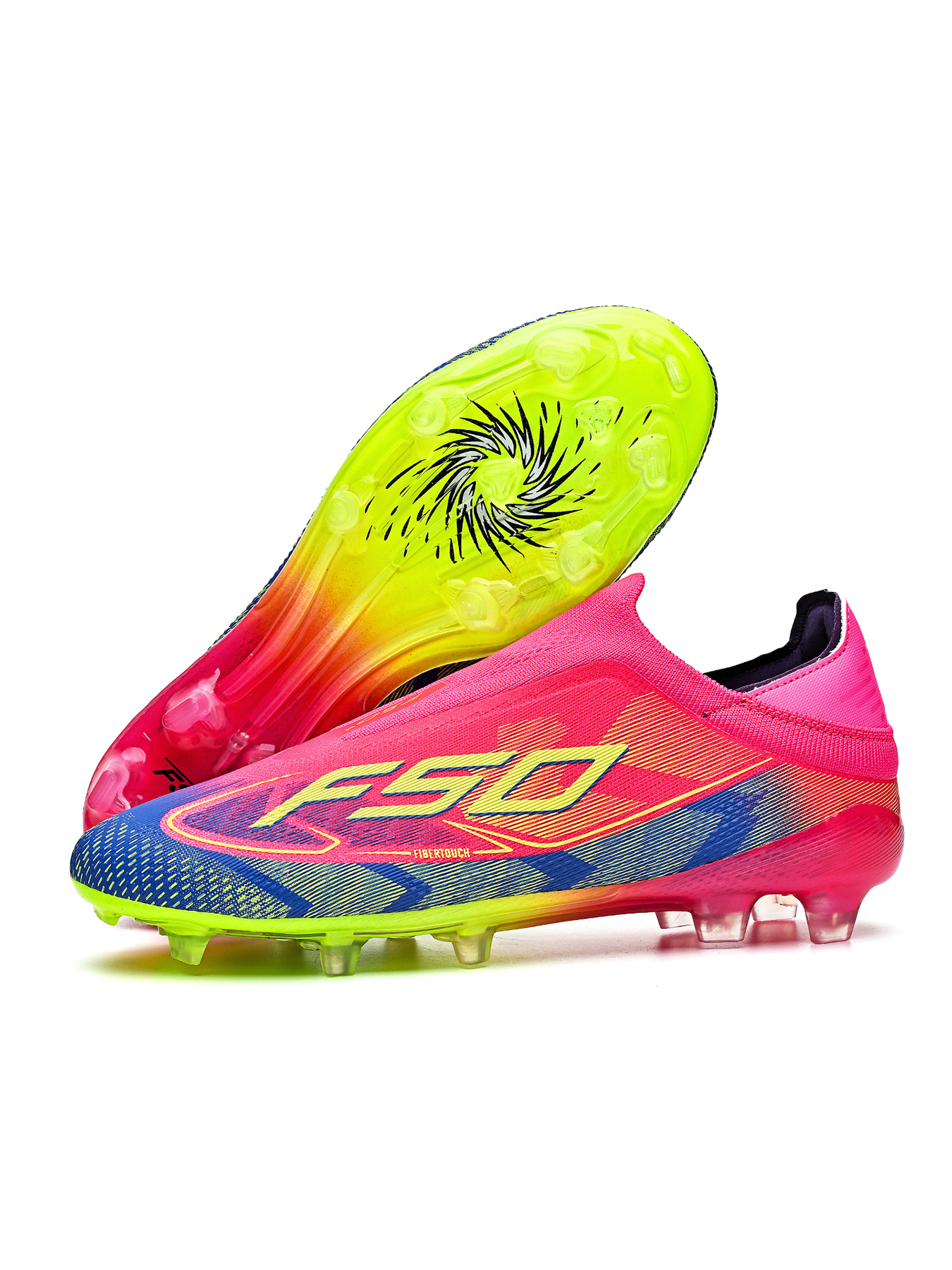T29C-Stock Low-cut Slip-on Firm Ground Football Shoes,EU Sizes 35-45 — 6