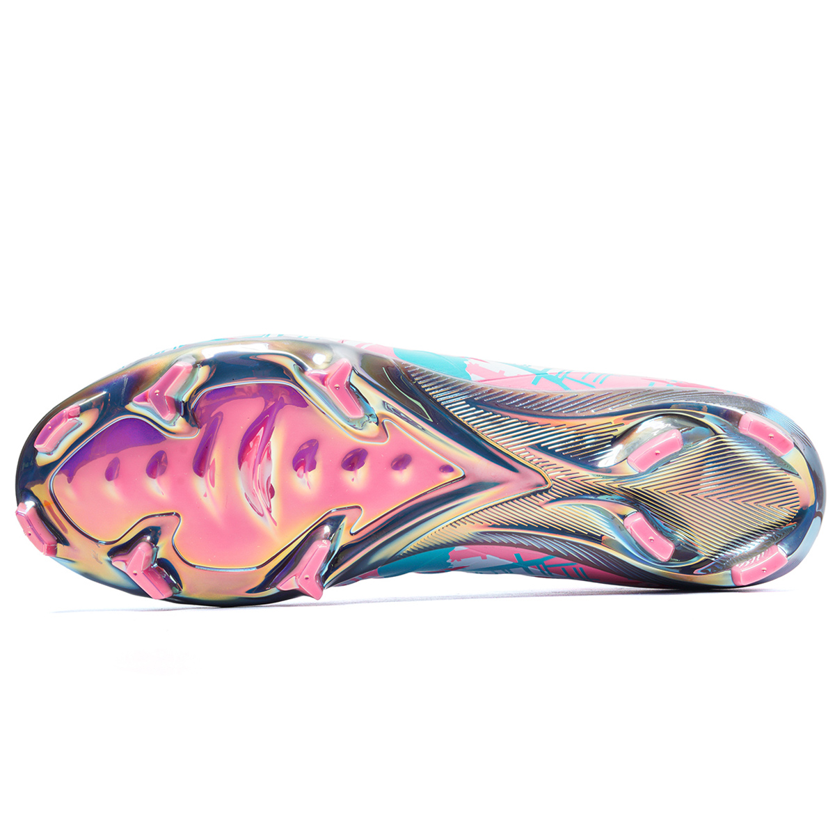 1916J-Holographic Gold Sole High-Cut Soccer Cleats Sizes 35-45 — 3