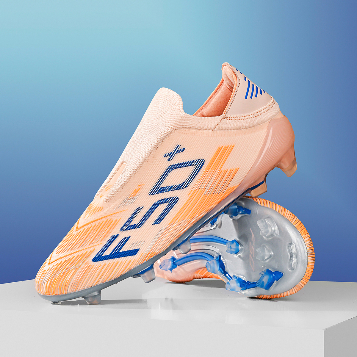 1805C-TPU Seamless Upper Long Stud Soccer Shoes Football Cleats Sizes 32-45 — 10
