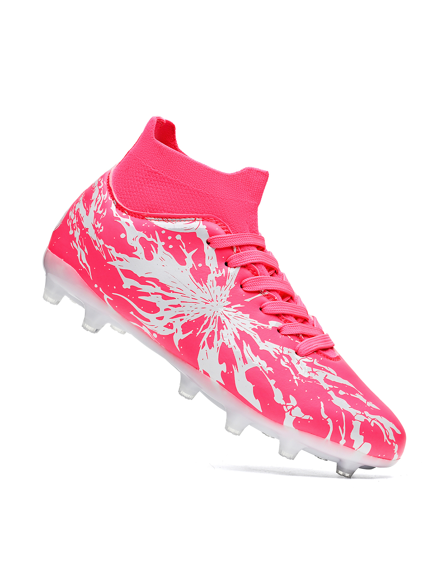 2202C-Stock High-cut Lace-up AG Football Shoes — 8