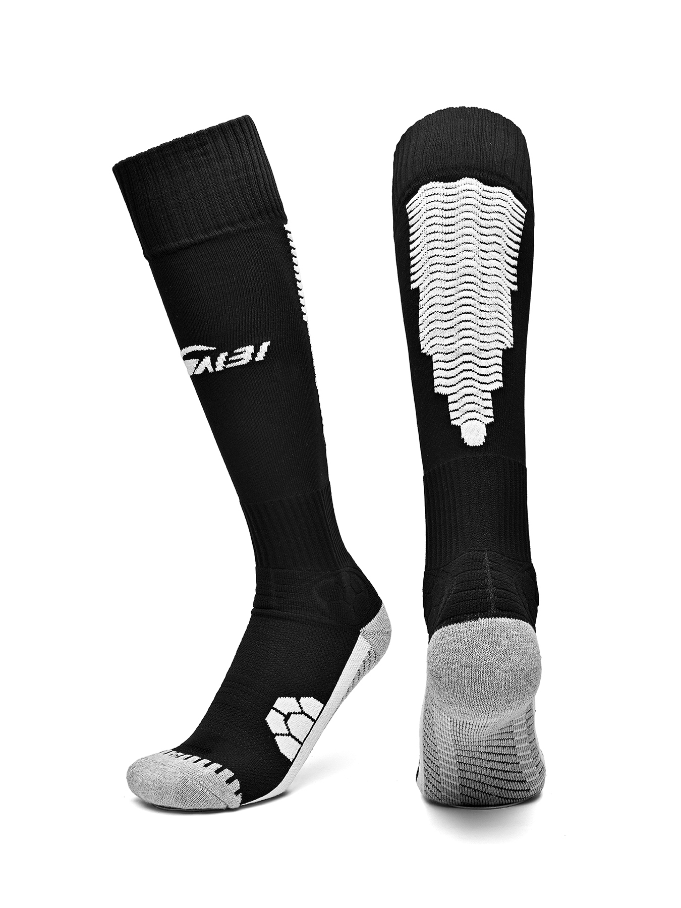 SBWZ-003-Long Football Socks with Thick Terry Sole, Sizes S-L — 5