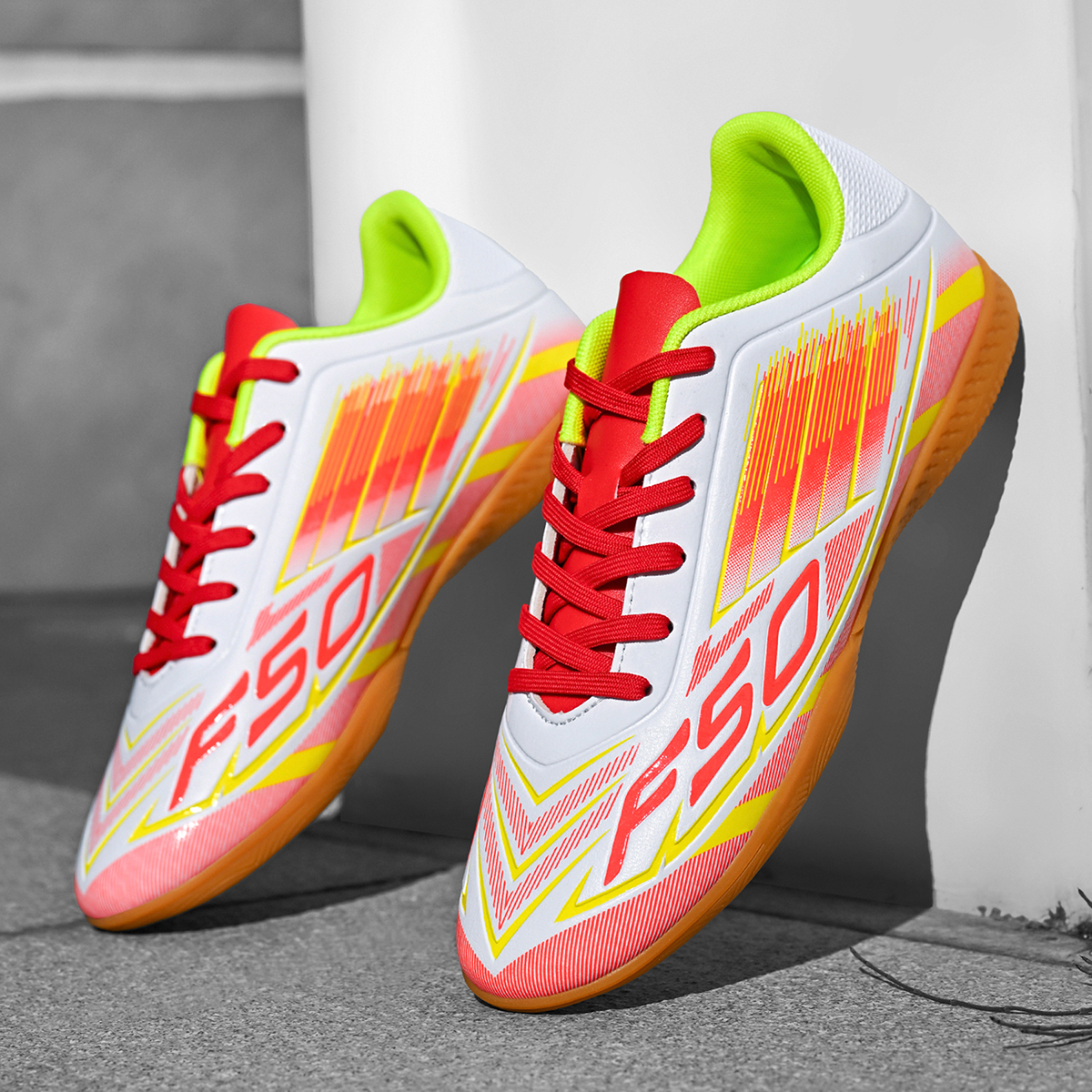 DF002P-Stock Lace-up IC Football Shoes,EU Sizes 35-45 — 9