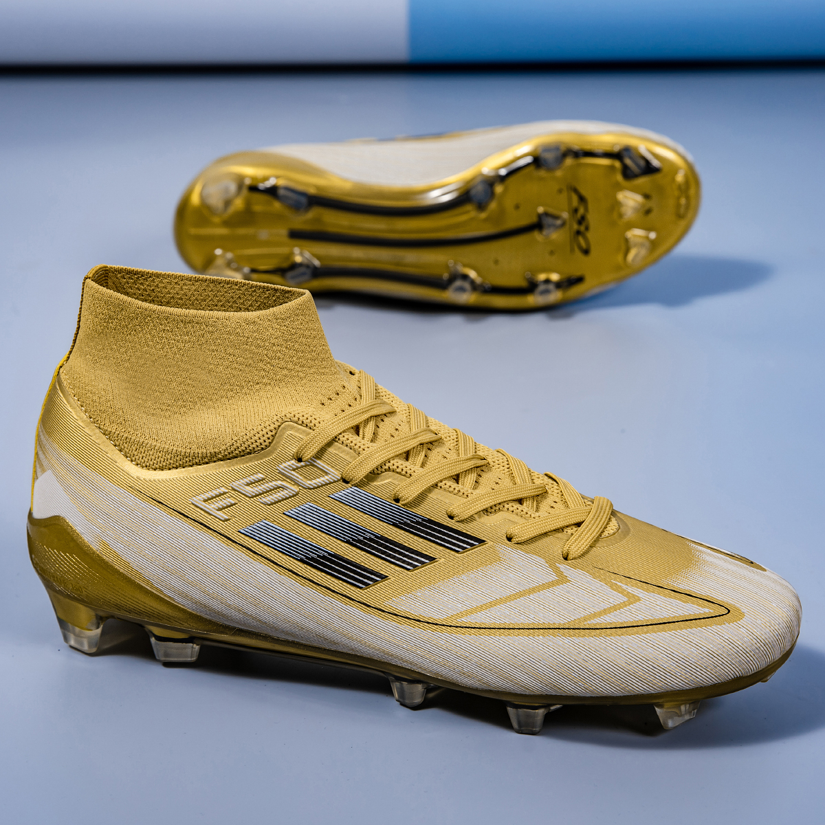 F50C-Stock High Heel FG Football Shoes,EU Sizes 35-45 — 7