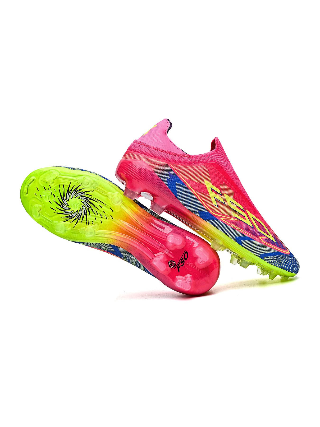 T29C-Stock Low-cut Slip-on Firm Ground Football Shoes,EU Sizes 35-45 — 10