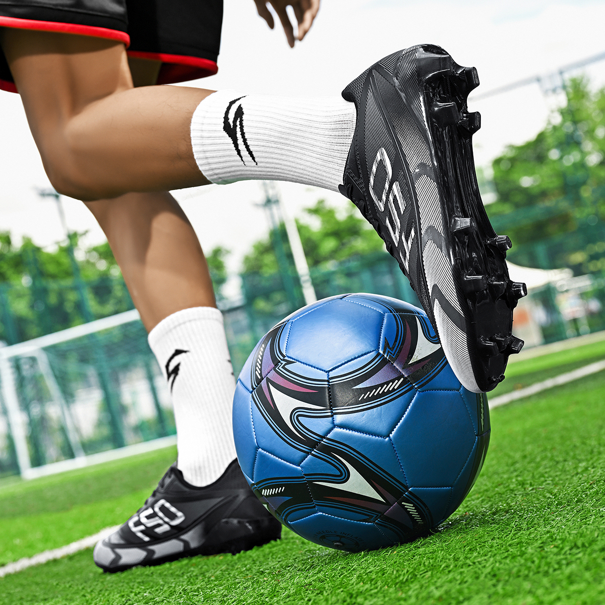 DF001C-Stock Lace-up FG Football Shoes,EU Sizes 35-45 — 6