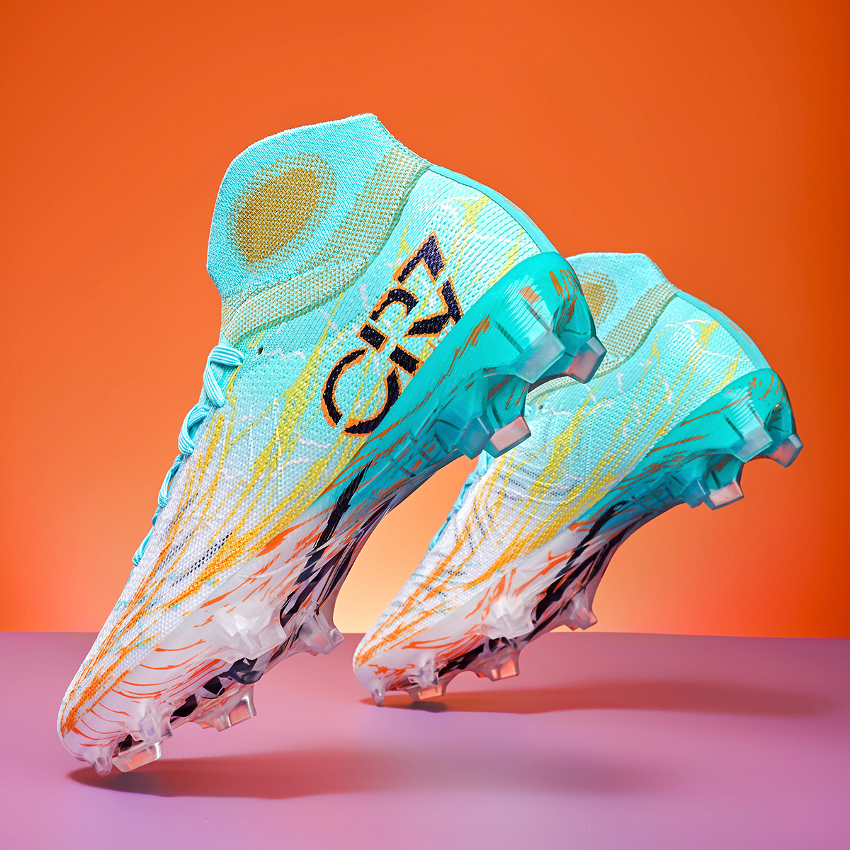 305C-TPU Upper Long Stud Soccer Cleats Sizes 35-45 — 9