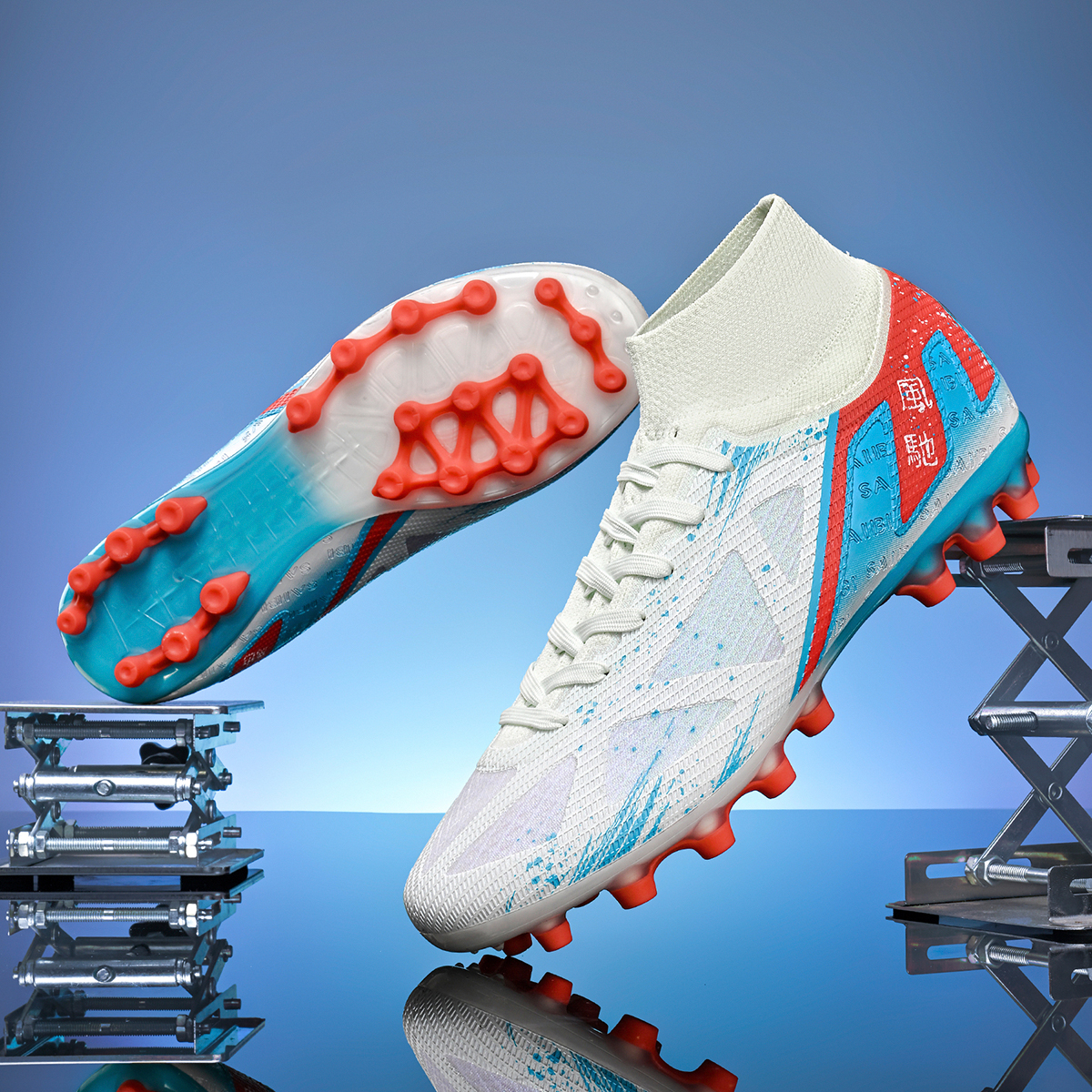 3800C-Stock High Top AG Football Shoes,EU Sizes 35-45 — 11