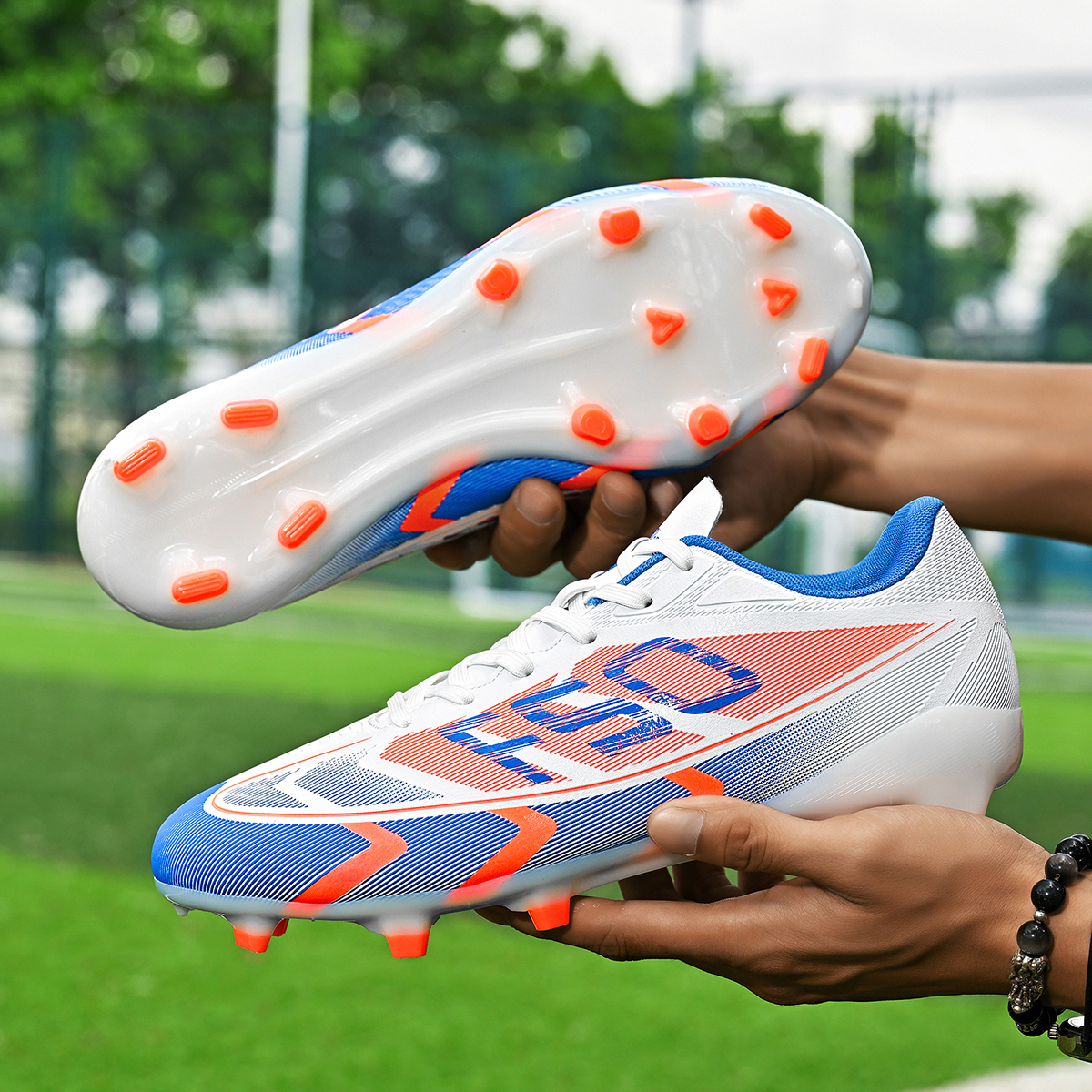 DF001C-Stock Lace-up FG Football Shoes,EU Sizes 35-45 — 1