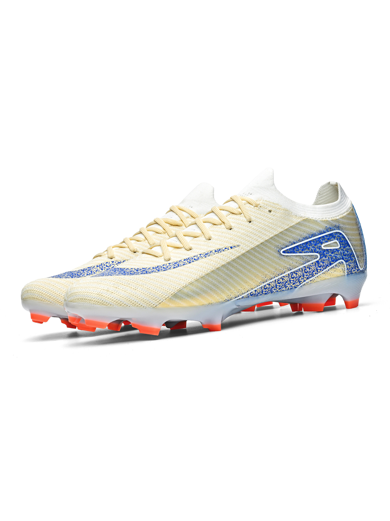 T12C-Stock Lace-up Firm Ground Football Shoes,EU Sizes 35-45 — 4