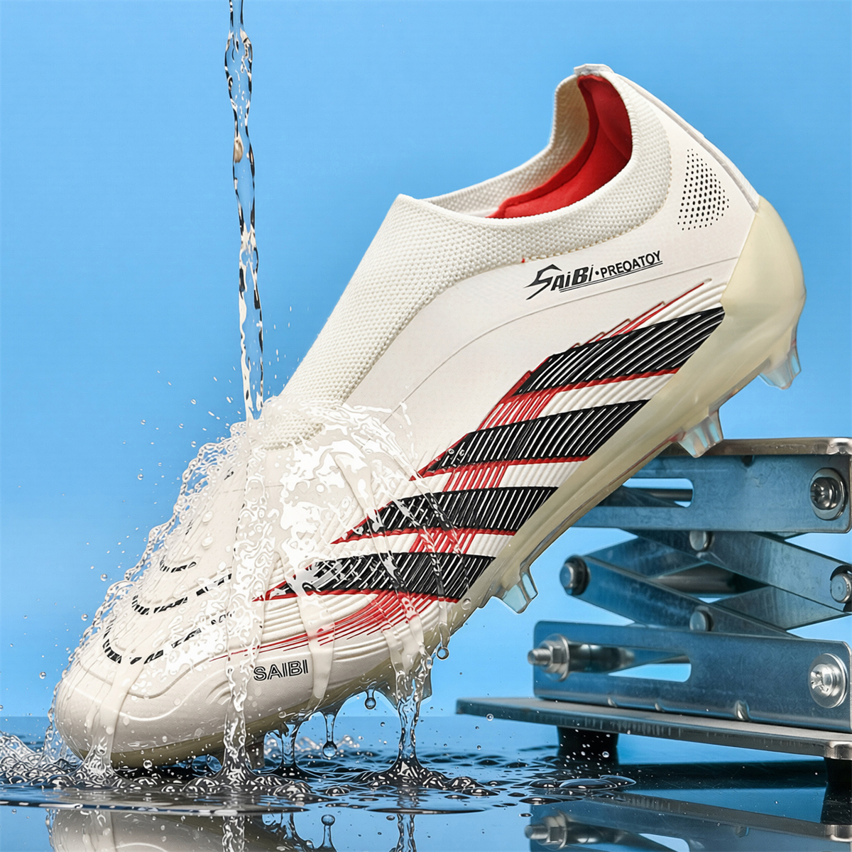 3435C-TPU Seamless Long Stud Soccer Cleats Sizes 35-45 — 4