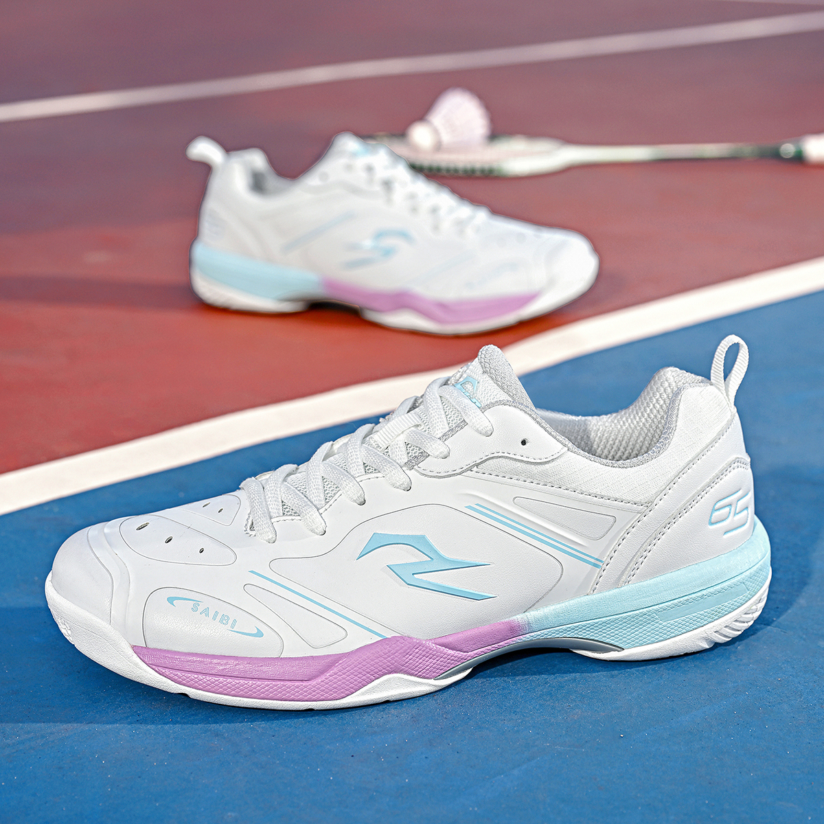 Y001-Stock Non-slip Badminton Shoes,EU Sizes 35-45 — 2
