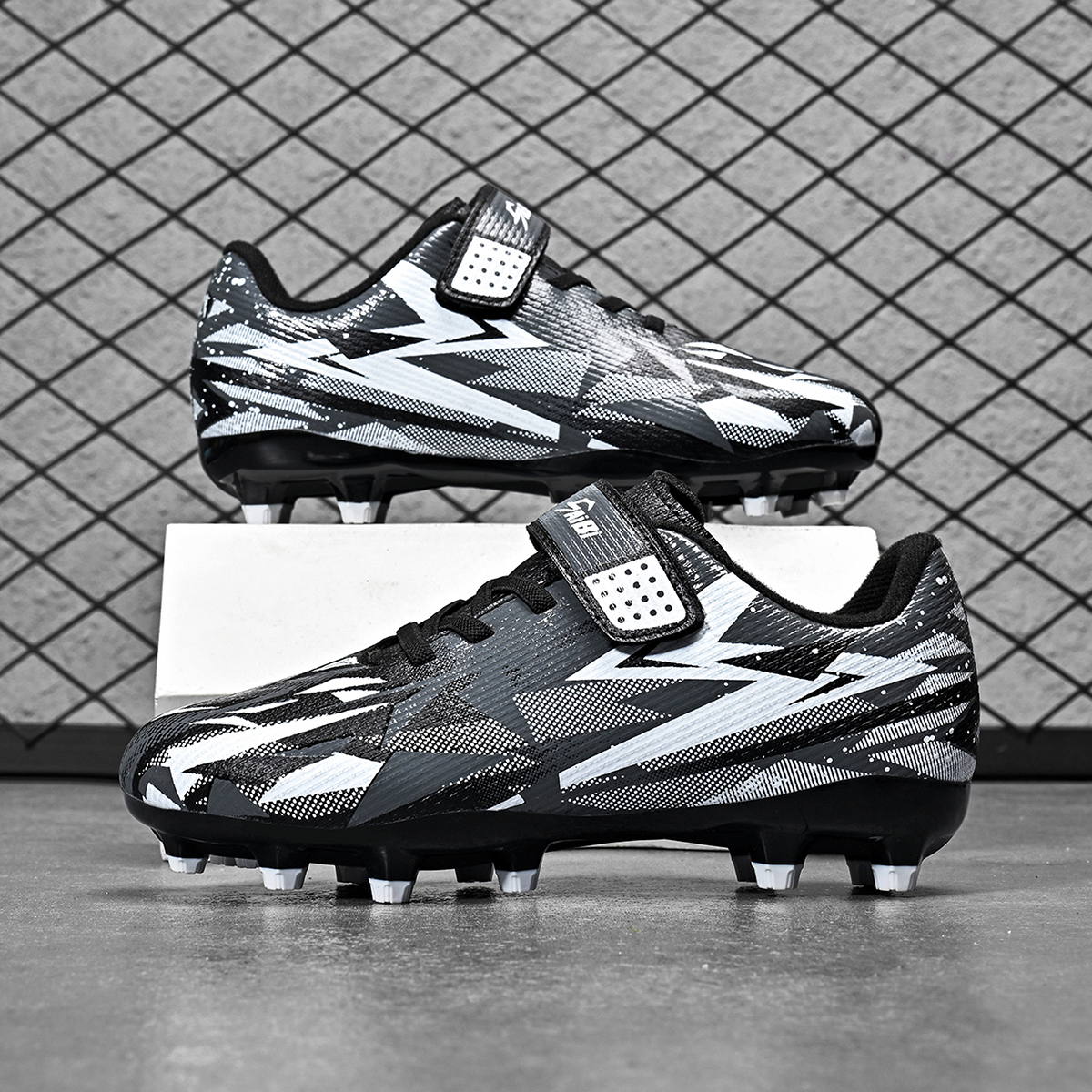 2208C-PU Upper Long Stud Soccer Cleats for Kids Sizes 26-38 — 1