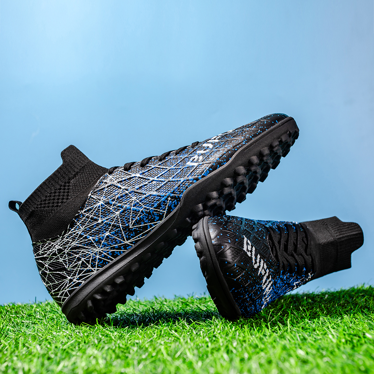 190S-High-Cut Turf Soccer Cleats Sizes 35-45 — 9