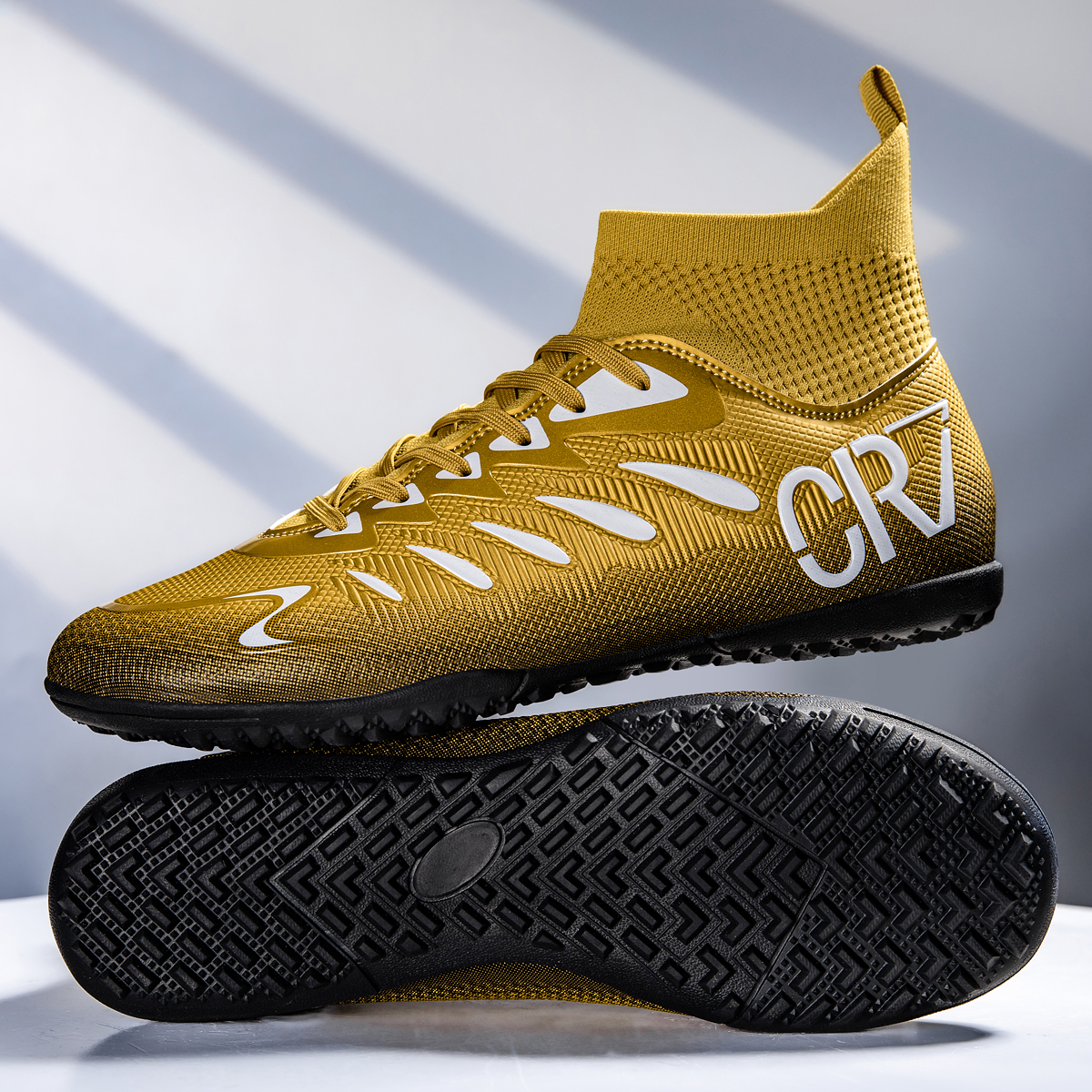 7001S-Stock High Top TF Football Shoes,EU Sizes 38-45 — 12