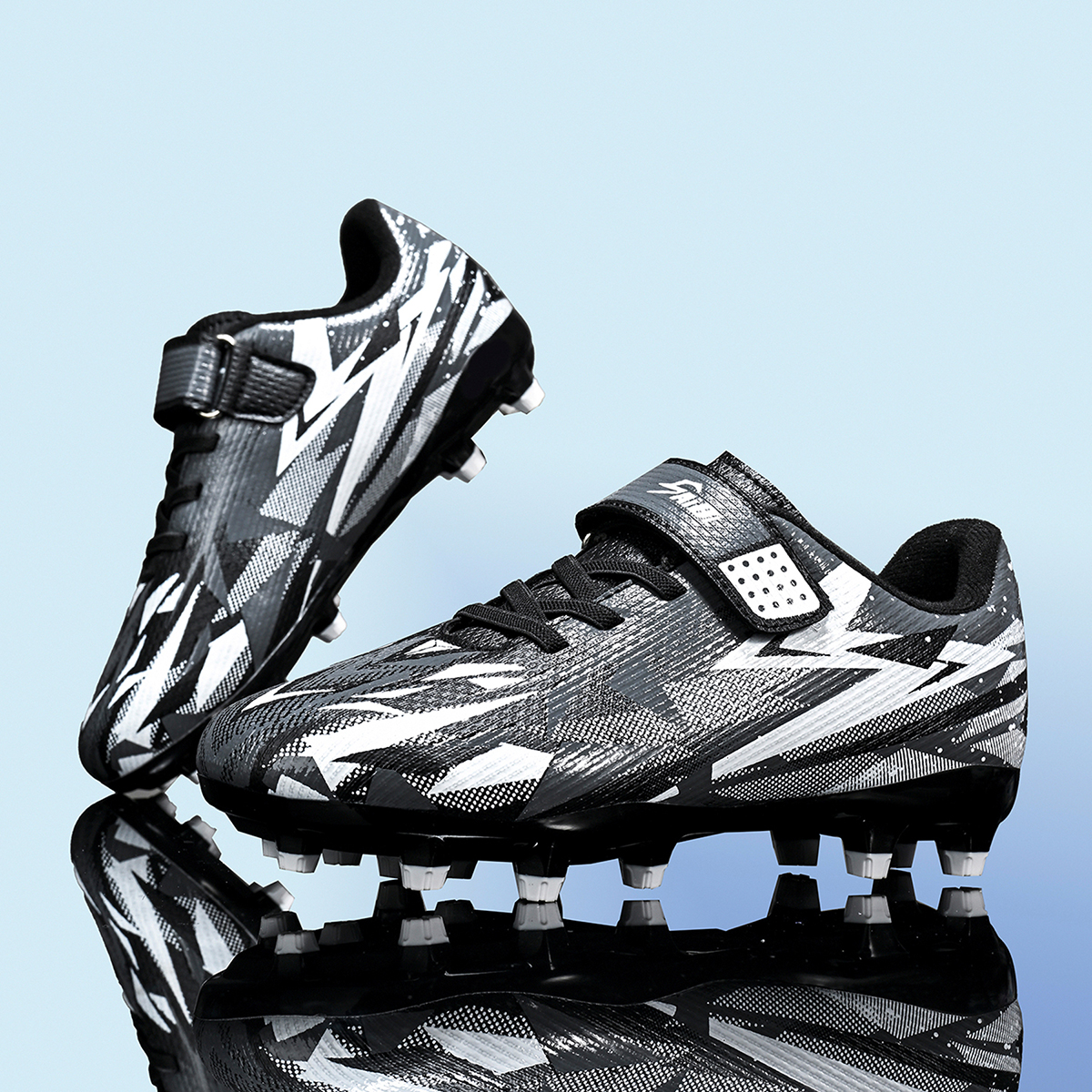 2208C-PU Upper Long Stud Soccer Cleats for Kids Sizes 26-38 — 10
