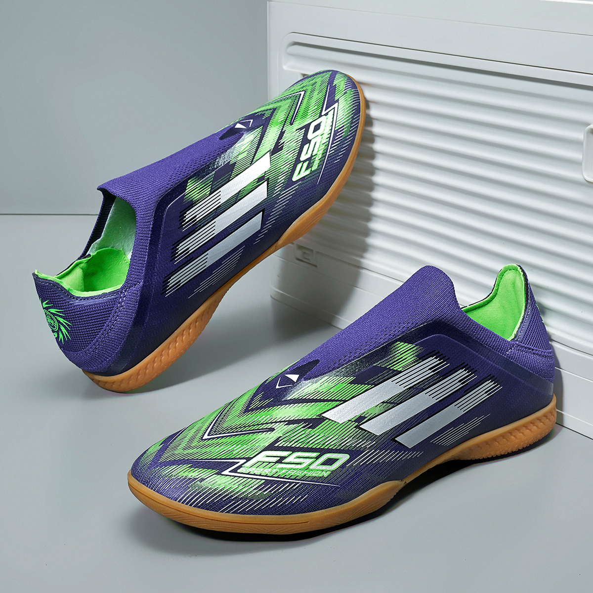 2566P-Stock Slip-on IC Football Shoes,EU Sizes 35-45 — 8