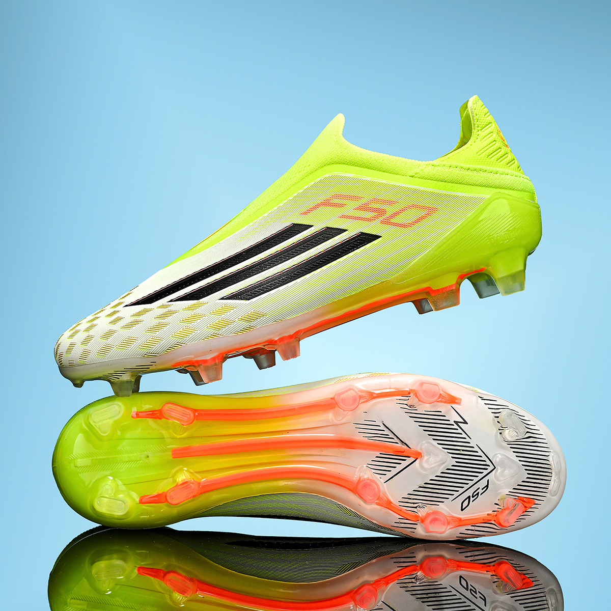JDQ-004C-Stock Slip-on Firm Ground Football Shoes,EU Sizes 35-45 — 2