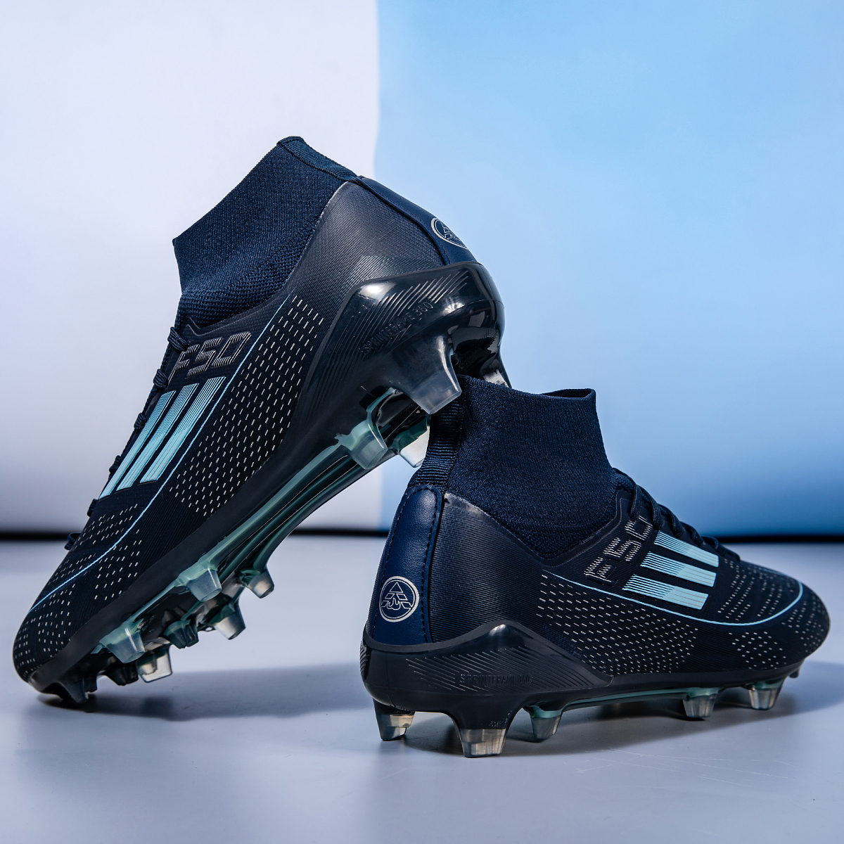 F50C-Stock High Heel FG Football Shoes,EU Sizes 35-45 — 2