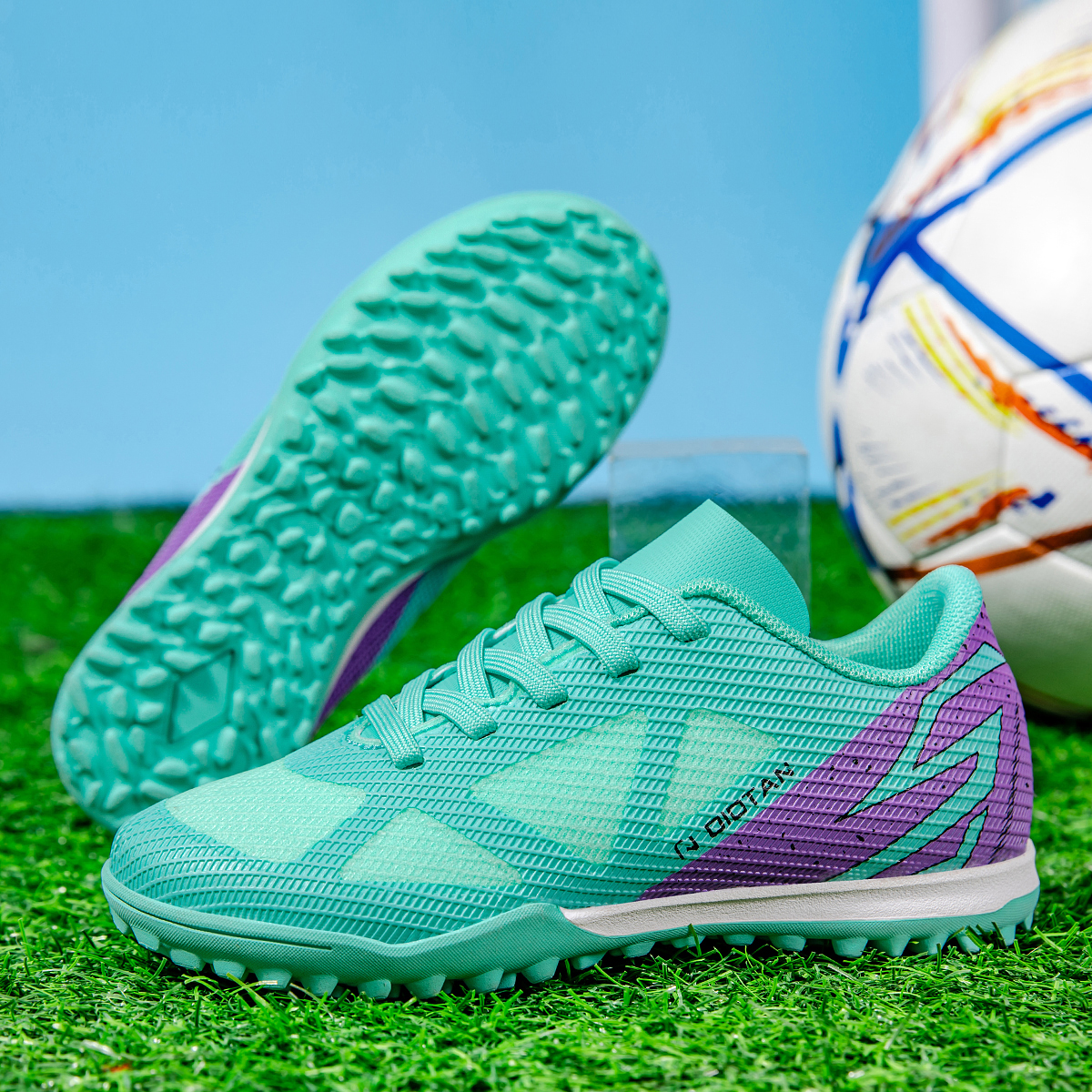 2450S-Lace-Up Low-Cut Turf Soccer Cleats Sizes 30-38 — 11