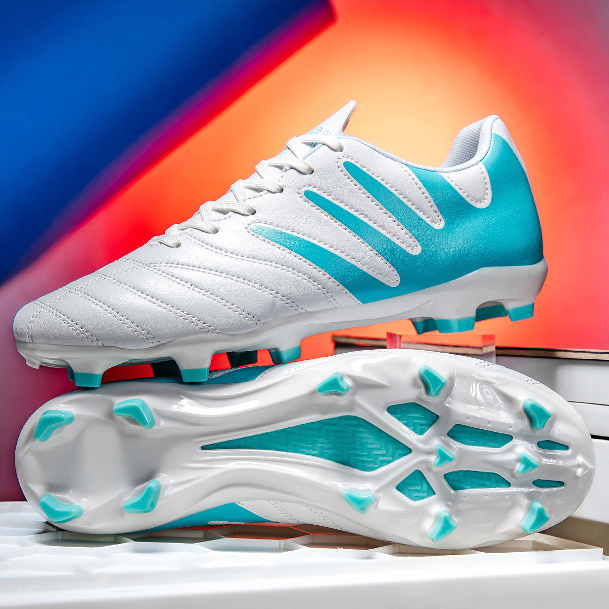 3599C-Lace-Up Long Stud Soccer Cleats Sizes 35-45 — 8