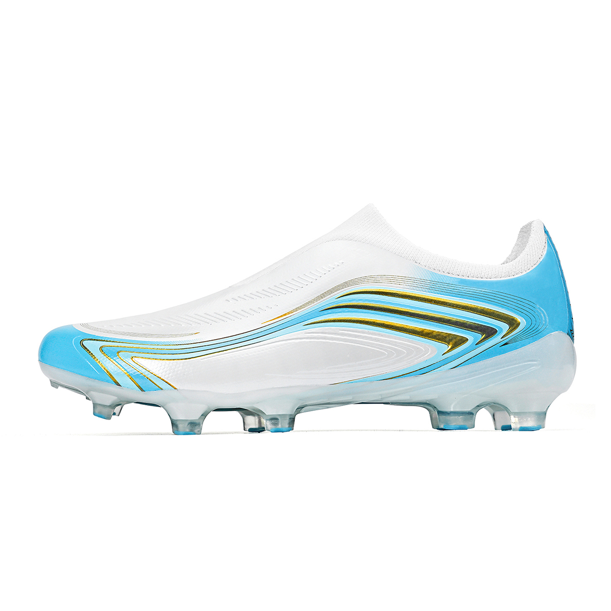 8848C-Stock Slip-on Long Stud Football Boots, Size 32-45