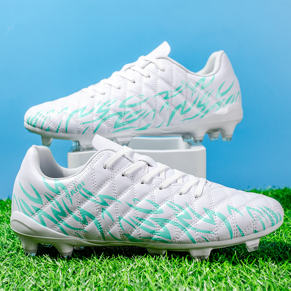 KJ01C-Stock Lace-up FG Football Shoes,EU 35-45 — 10