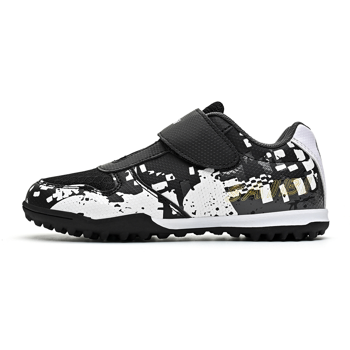 2368S-Kids' PU Upper Turf Soccer Cleats Sizes 26-38