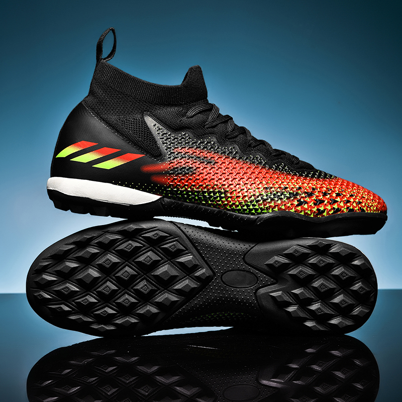 98KS-Stock High Top TF Football Shoes,EU Sizes 35-45 — 6