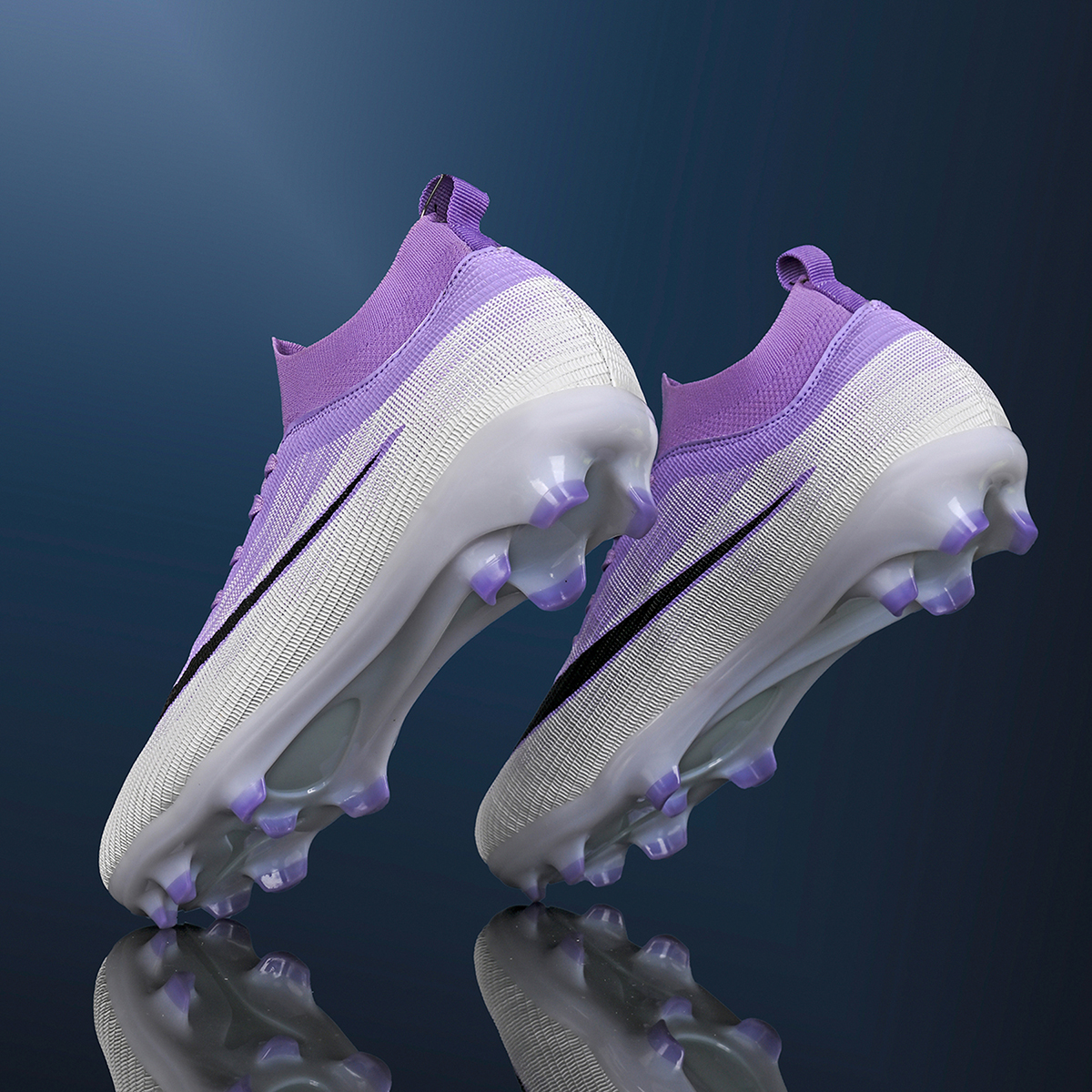 3802C-Stock High Top Lace-up FG Football Shoes,EU Sizes 35-45 — 6