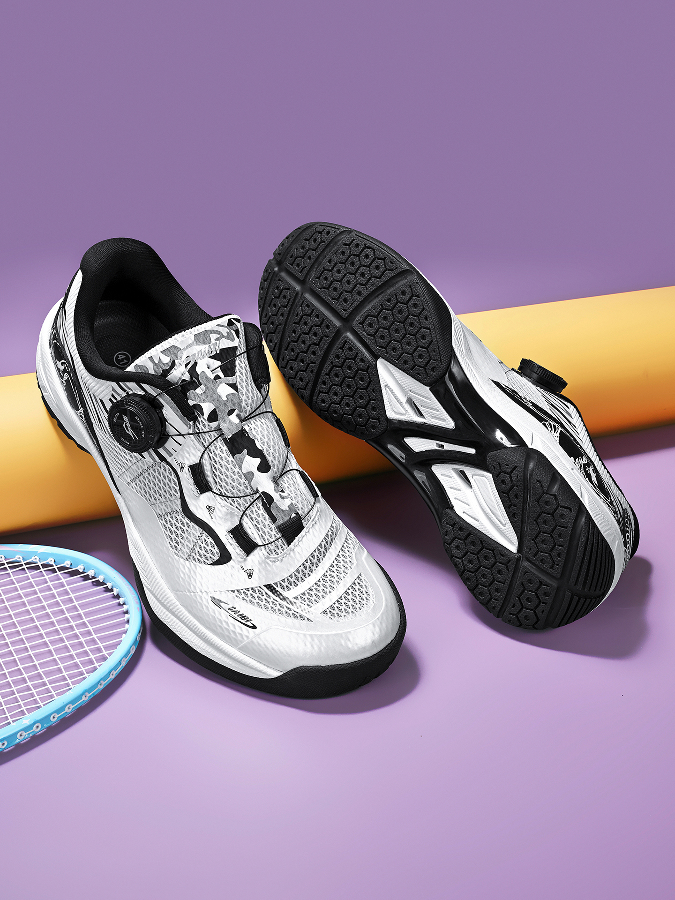 Y003-Badminton Shoes, Breathable, Shock Absorbing, Non-slip Outsole, Sizes 35-45 — 12