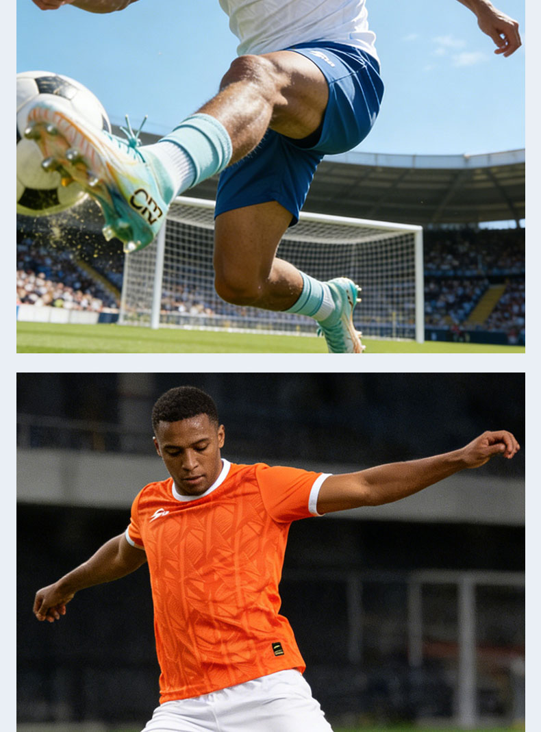 ZDF002-Stock Football Uniforms, Jersey & Shorts — 15