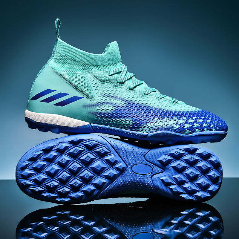 98KS-Stock High Top TF Football Shoes,EU Sizes 35-45 — 5