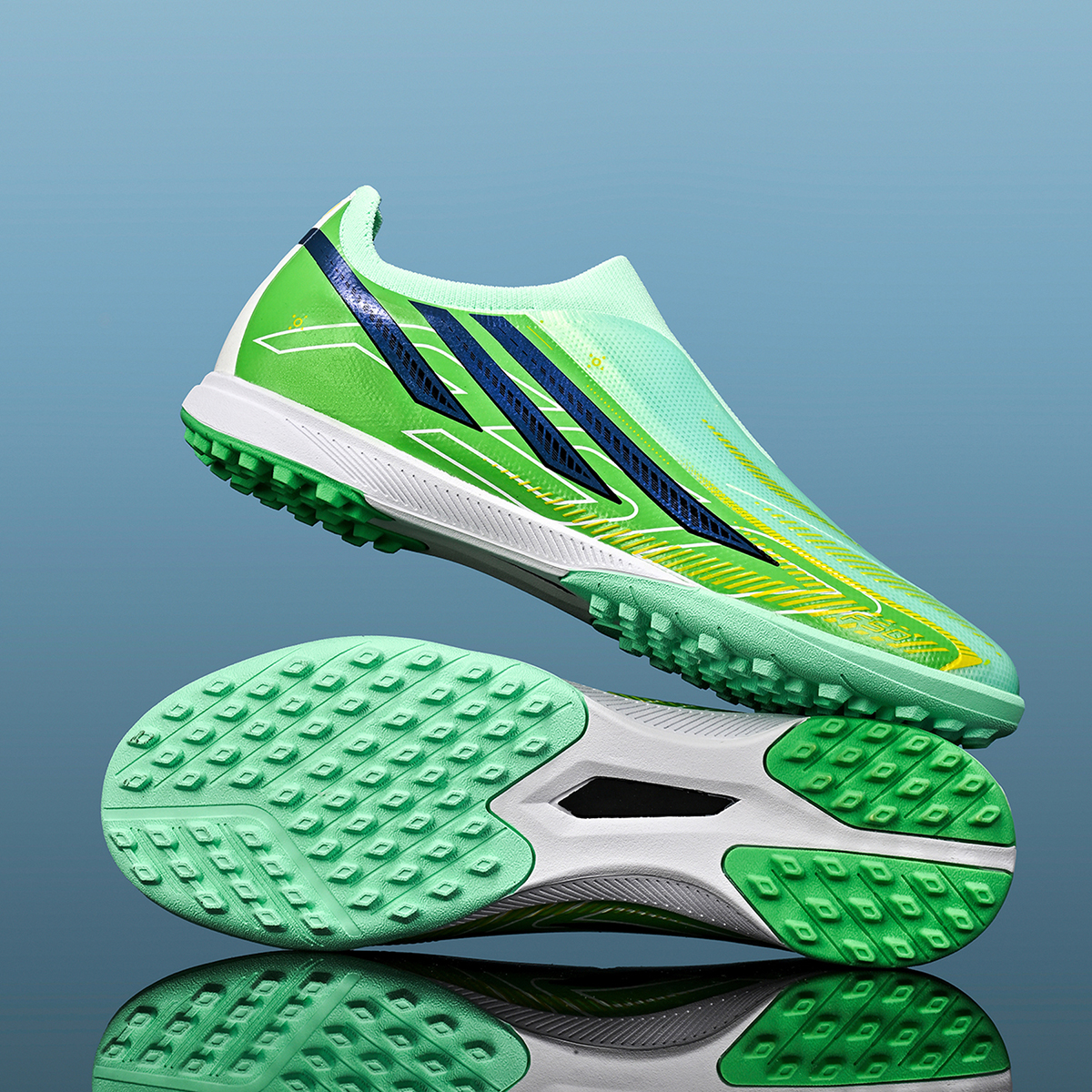 DF115S-Stock Low-cut TF Football Shoes,EU Sizes 32-45 — 10