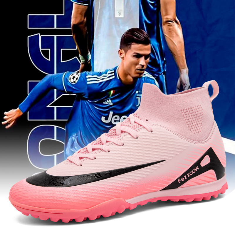 1688S-Lace-Up TF Turf Soccer Shoes with PU Upper and Short Studs, Sizes 35-45 — 11