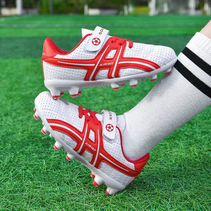 3368C-Lace-Up Low-Cut Long Stud Soccer Cleats Sizes 28-39 — 4