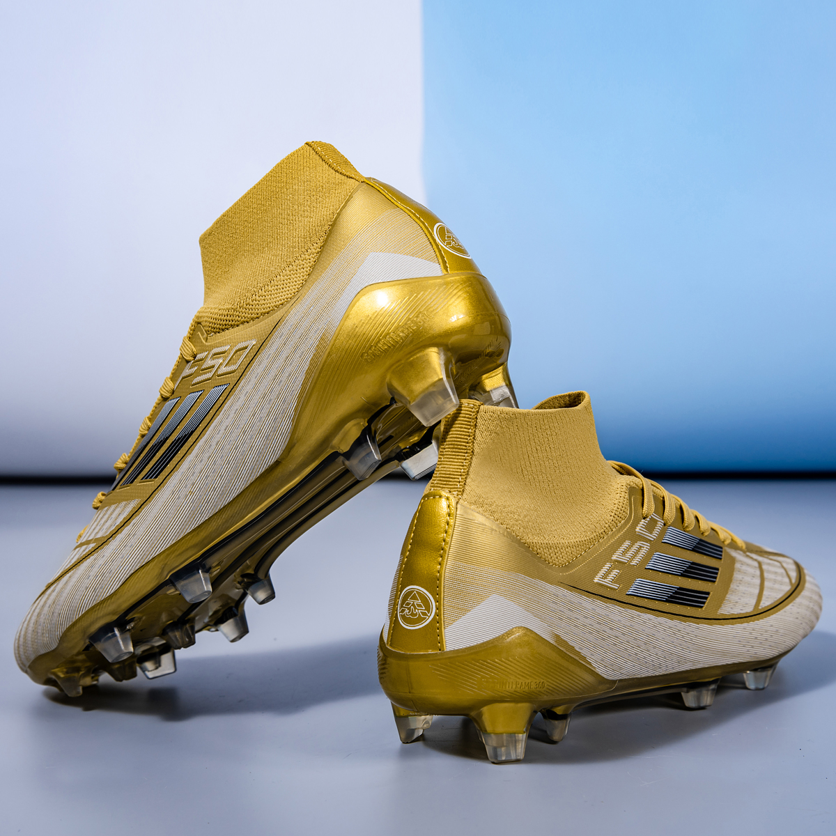 F50C-Stock High Heel FG Football Shoes,EU Sizes 35-45 — 8